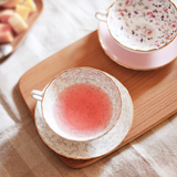英式欧式下午茶杯碟套装 红茶杯具咖啡杯花茶杯 骨瓷制