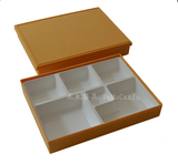 耐高温六格便当盒 日式商务套餐盒 寿司饭盒 快餐盒 餐厅用餐盒