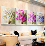 5D魔方钻石画韩式小幅欧式油画花瓶客厅卧室粘贴钻十字绣点珠绣