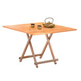 家用户外书桌饭桌折叠桌便携式摆摊正方形餐桌小户型 大号80cm