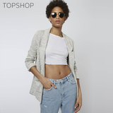 TOPSHOP2016春夏新款BOYFRIEND风宽松版女式西装外套17B22JECR