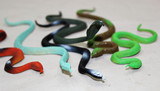 6条12-15cm 儿童玩具硬胶蛇恐怖整人玩具仿真塑料硬胶玩具小蛇