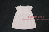 夏●出口品牌婴儿女宝宝可爱儿童纯棉刺绣灯芯绒粉色连衣裙