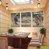 日本仕女图日式寿司壁画美人图料理店装饰画酒店装饰画无框画