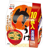日本味增汤原装进口 永谷园 酱料即食味噌汤10客 晚上装