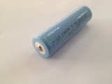 厂家直销18650锂电池3.7V平头（尖头）强光手电筒充电电池