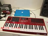 雅佳 Akai MAX49 MIDI键盘 49键控制器 打击垫
