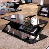 现代简约钢化玻璃客厅茶几桌创意宜家小户型长方形桌子特价包邮