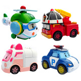 乐婴坊 变形战队 变形救援队变形机器人和合金模型 变形警车