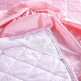 夹棉法兰绒床裙单件保暖加厚法莱绒床罩 冬季珊瑚绒床单1.5/1.8米