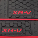 本田新台湾版CRV XRV 缤智 VEZEL专用防水耐磨防滑乳橡胶汽车脚垫