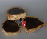 黑檀随形底座红木小料树根雕摆件茶壶杯垫奇石托紫光檀原木实木料