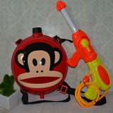 水枪玩具奥特曼大号水枪抽拉式 小蜜蜂水枪背包式宝宝玩滋水枪