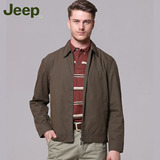 Jeep吉普专柜正品男士夹克外套春秋装男夹克外套薄款中年男装夹克