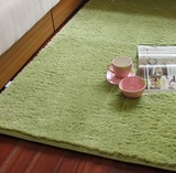 馨采家用客厅大地毯纯色客厅地毯现代时尚简约沙发茶几地毯抹茶绿