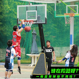 SBA305-027成人户外移动篮球架标准高度可升降蓝球架子可扣篮篮筐