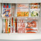 日本进口inomata 冰箱冷冻室收纳盒收纳筐收纳盘保鲜盒抽屉整理盒