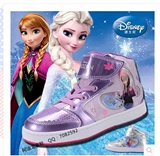 新款迪士尼卡通低筒雪地靴 冰雪奇缘童鞋动画保暖女款儿童棉鞋