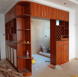 家具定制定做厨房隔断柜玄关柜门厅柜组合酒柜鞋柜组装简约实木