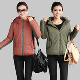 30-40岁大码女装冬装新款正品牌韩版短款棉服加厚宽松棉衣外套
