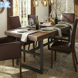 定制钢化玻璃餐桌椅组合 可伸缩6人圆桌 简约小户型餐厅餐台饭桌