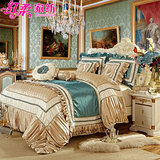 红柔家纺 欧式美式别墅样板房间床品家具展厅配套床上用品多件套