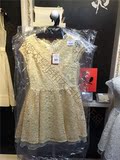 日本代购 lily brown春季新款蕾丝连衣裙 LWFO151043