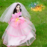 可儿娃娃婚纱娃娃 四季仙子女孩中国芭比玩具 花样新娘9083包邮
