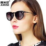 阿米尼偏光太阳镜女 墨镜女 优雅简约大框时尚太阳眼镜防辐射