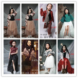 2016新款时尚个性韩版儿童摄影服装女孩影楼主题大女孩写真拍照