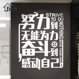 公司贴纸奋斗励志墙贴办公室创意标语墙上贴画企业文化墙梦想装饰