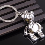 批发创意活动机器熊汽车钥匙扣可爱女生泰迪熊钥匙链包包挂件礼品