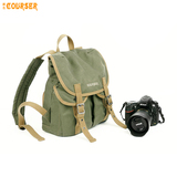 酷色courser双肩防水帆布摄影包 时尚休闲单反数码相机背包 M8201