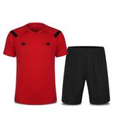 新款透气专业足球裁判服套装用品比赛专用短袖裁判员服装装备