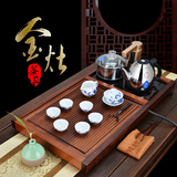 KAMJOVE/金灶 V518一键智能自动泡茶功夫茶具古花实木茶盘煮茶机