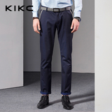 kikc 2016春季专柜同款新品 男士英伦时尚小脚修身休闲裤长裤潮