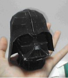 【百纸千模】星球大战  达斯维达 Darth Vader  头盔 --3D纸模型