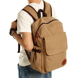 美特斯邦威男包初高中学生书包双肩背包旅行包电脑包帆布双肩包