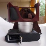 Leica徕卡X TYP113皮套 mini M半套XV真皮相机包徕卡X电池直充包