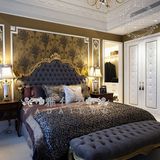 雅代罗 欧式实木雕花双人床法式美式现代时尚高档奢华1.8米婚床