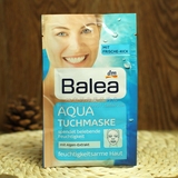 现货 德国 Balea芭乐雅水凝蓝藻精华强效滋润补水保湿面膜 无纺布