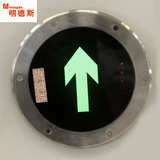LED疏散指示灯安全出口消防地埋式标志灯埋地面应急出口灯圆方形