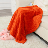 送一儿童午睡小毛毯毛巾被办公室空调膝盖毯珊瑚绒宠物小毯子买二