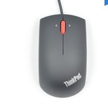 Thinkpad 鼠标0B47153 蓝光有线鼠标 四向滚轮 小黑鼠 USB鼠标
