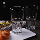 乐美雅钢化玻璃杯 耐热 果汁饮料玻璃杯水杯啤酒杯透明创意玻璃杯