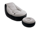 INTEX懒人沙发床折叠单人沙发休闲椅创意充气沙发午休豆袋榻榻米