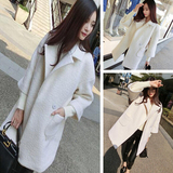 新款韩版女装秋装娇小矮个子加小码XS号150cm显高羊毛呢外套大衣