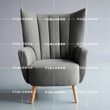 复古北欧宜家新古典欧式单人沙发外贸出口美式单人沙发椅双人沙发