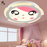 Kitty猫儿童房LED吸顶灯 圆形卡通现代简约公主女孩男孩卧室灯具