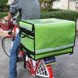 76L升绿色超大车载外卖保温箱包加厚户外食品保鲜冷藏送餐饭盒箱